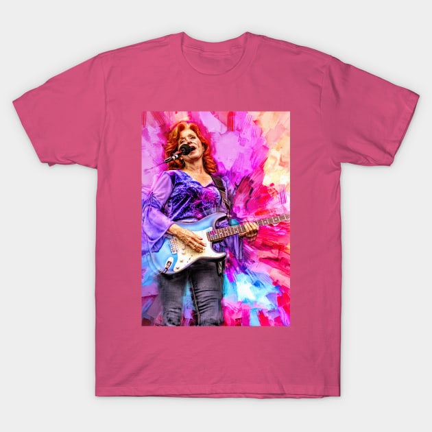 Bonnie Raitt T-Shirt by IconsPopArt